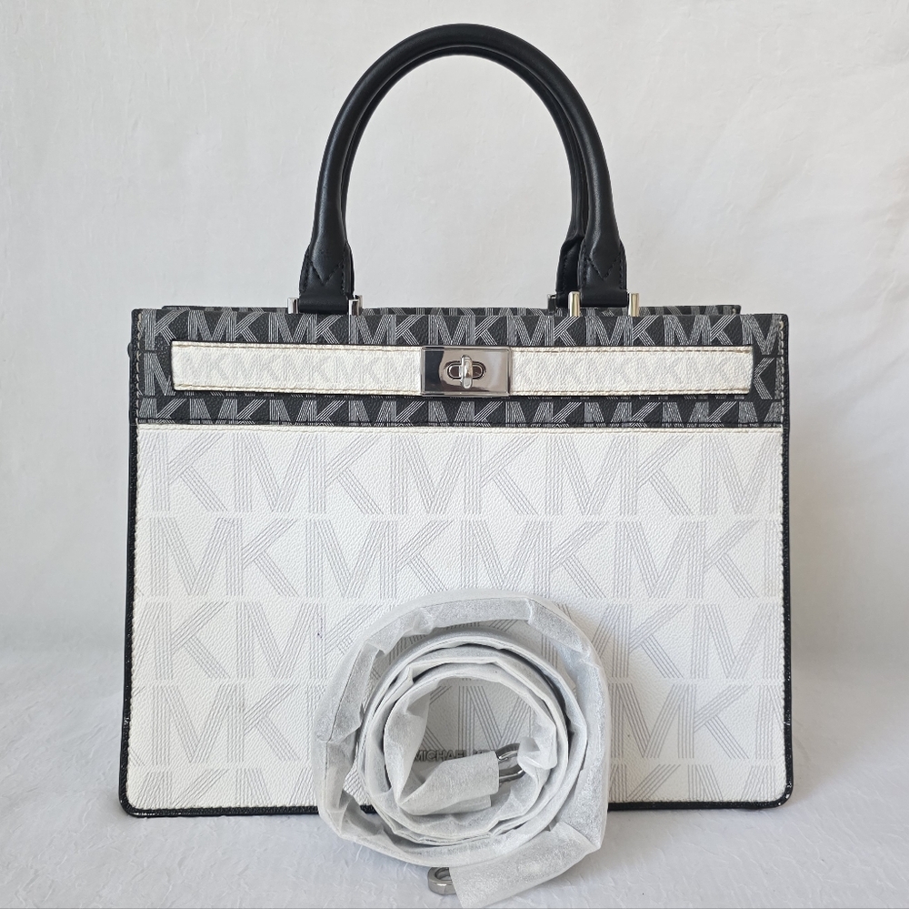 Auth Michael Kors Tatiana Satchel  Bag